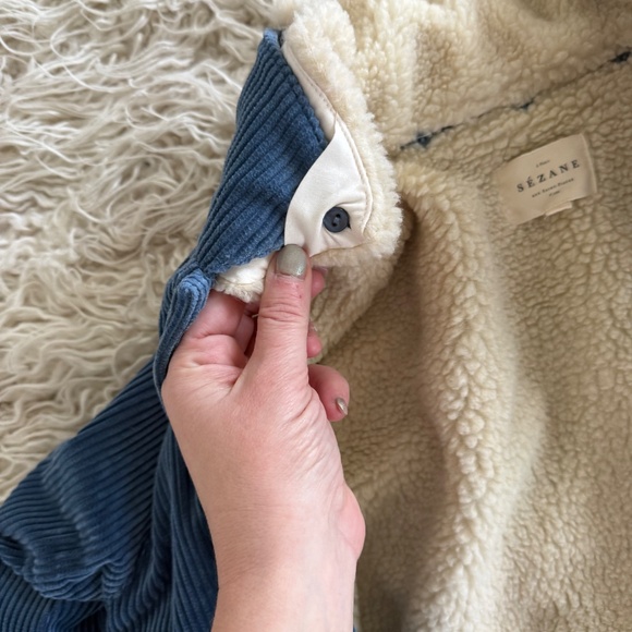 Sezane Will Jacket Bleu Vintage. - Size M - Picture 4 of 4